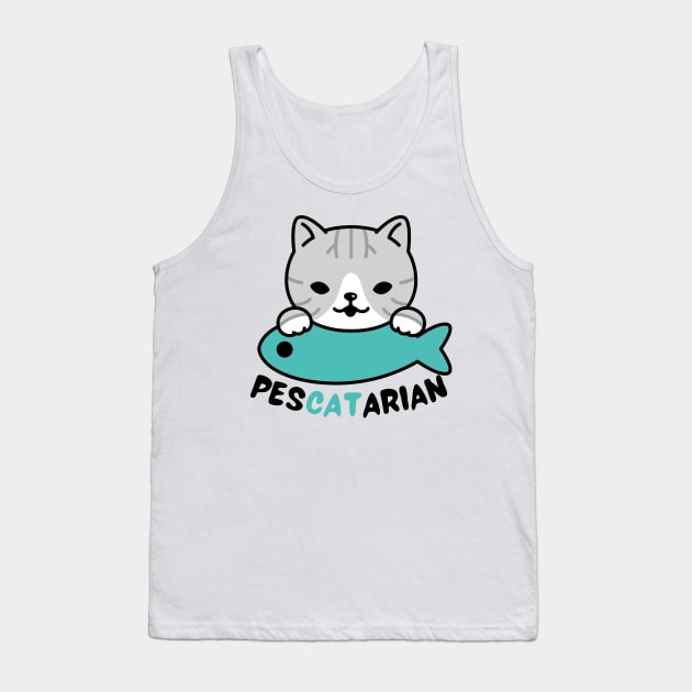 Pescatarian 2 Tank Top by Random Prints